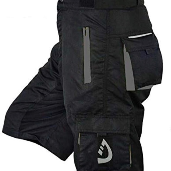 COPY - Deckra Mens Cycling Shorts MTB Mountain Biking Bike Padded Liner Shorts - Picture 3 of 4